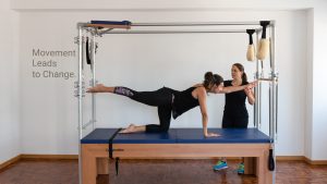 Mobilidade da coluna e prática de pilates
